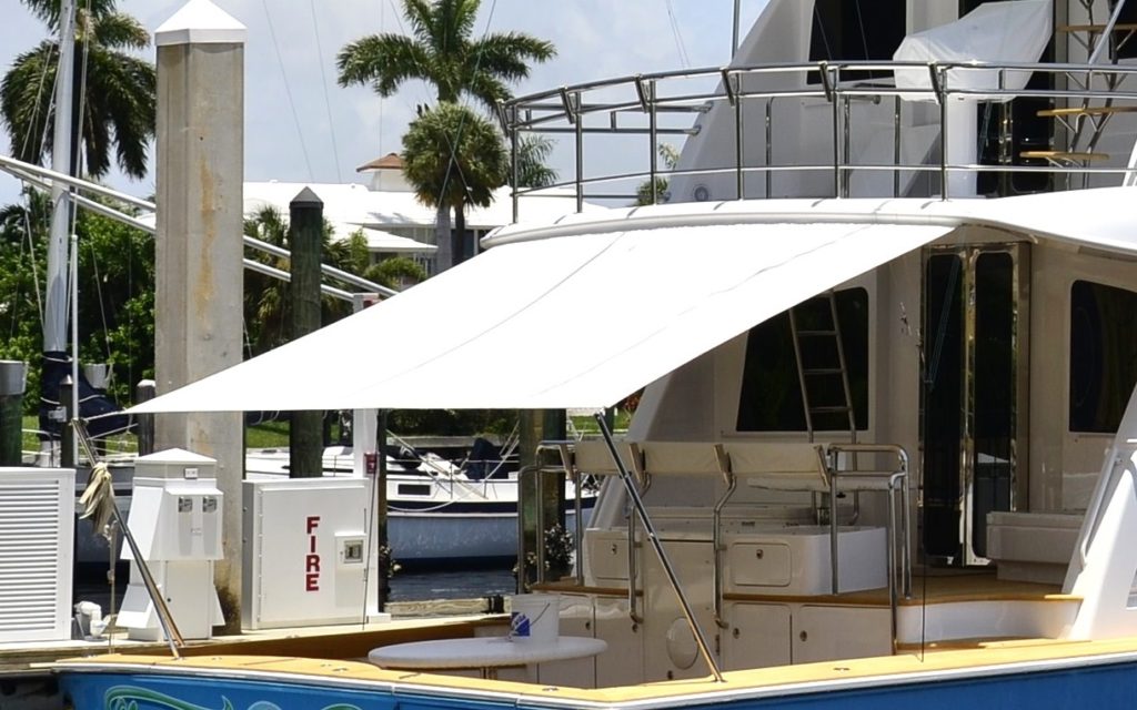 Yacht Umbrella and Canvas Cleaning
