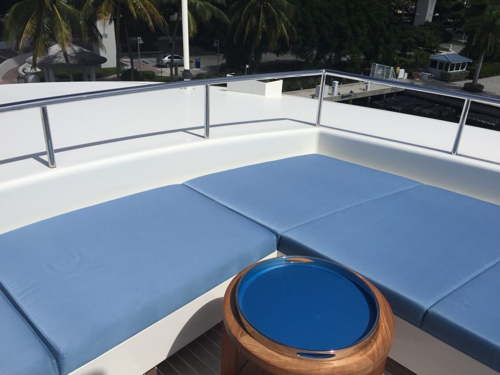 Yacht Exterior Cushions Cleaning